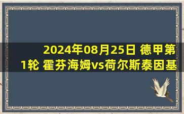 2024年08月25日 德甲第1轮 霍芬海姆vs荷尔斯泰因基尔 全场录像